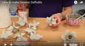 Ceramic Daffodils video