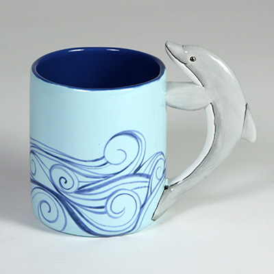 dolphin mug