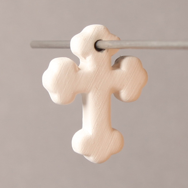 French cross pendant 25mm BI6059