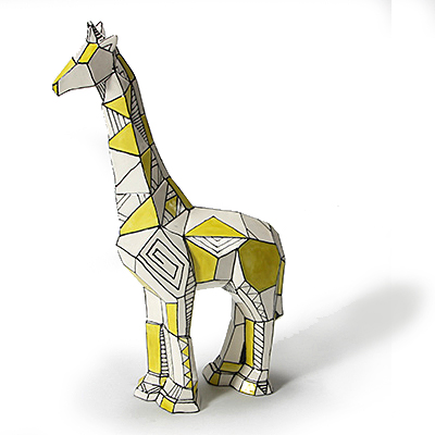 MB1431 faceted giraffe