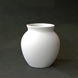 Round Vase with Lip 12cm Tall CX0713