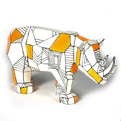 Faceted Rhino