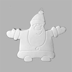 Tubby Santa Hanger 10cm Tall CKD17