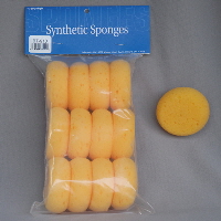 Round Yellow Synthetic Sponge BT910