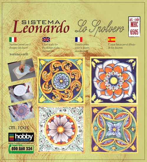 Spolvero Tracing Papers 4 Tile Designs 15cm MHC6505
