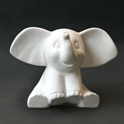 Sitting Elephant 9.5cm Tall x 13.5cm Wide PB114