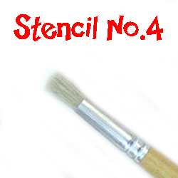 Stencil Brush No.4 RDLS4