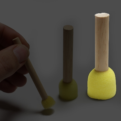 Sponge on stick 3cm (10pcs) FC44S2