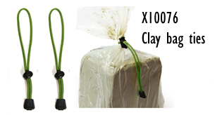 clay bag ties